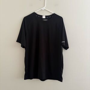 Boyzn Men’s XL Black Short Sleeve Tshirt Gym Top Workout EUC